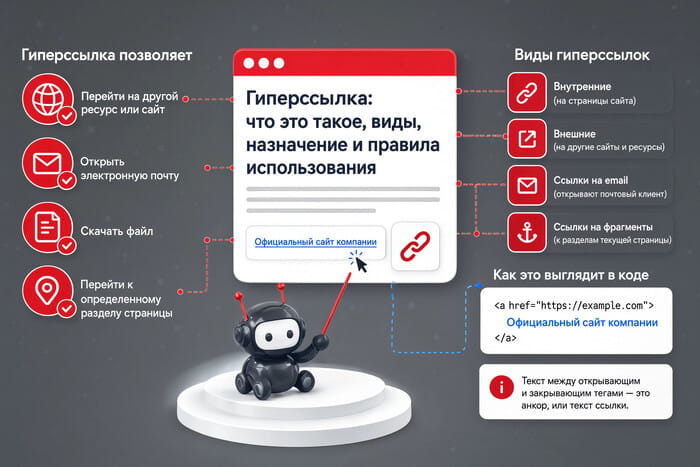 Гиперссылка: что это такое, виды, назначение и правила использования